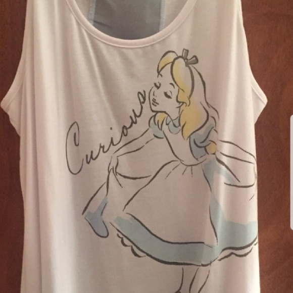 Disney Tops - Disney parks alice tshirt size xlarge